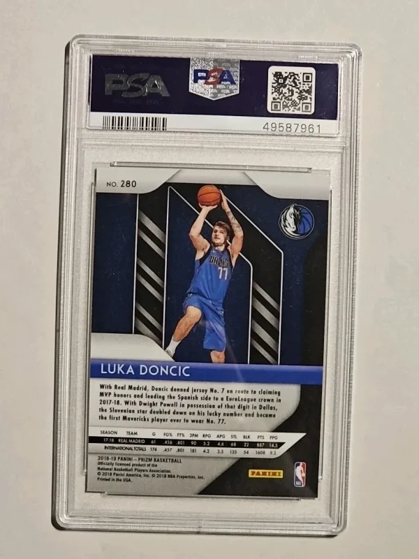 2018-19 Panini Prizm Luka Doncic Base Rookie Card #280