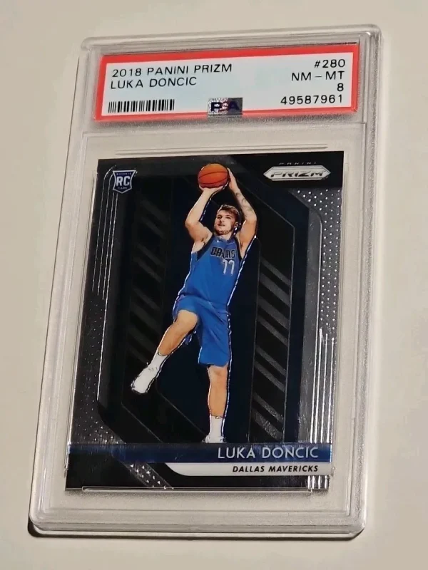 2018-19 Panini Prizm Luka Doncic Base Rookie Card #280