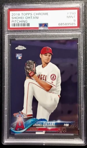 2018 Topps Chrome Shohei Ohtani Rookie Card 2018 Topps Chrome Shohei Ohtani Rookie Card