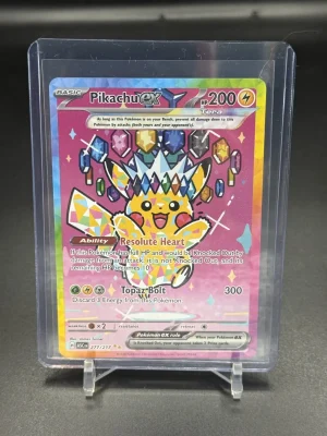 Pikachu ex 277:217 Me .Ascended Heroes Holo SIR Special Illustration Rare NM