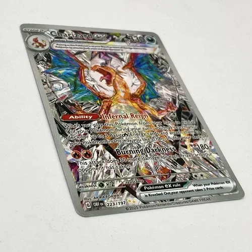 Pokemon Card - Charizard EX 223:197 Obsidian Flames Special Illustration Rare.1 Pokemon Card - Charizard EX 223:197 Obsidian Flames Special Illustration Rare