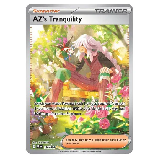 Pokemon - Mega Evolution - Chaos Rising - AZ's Tranquility .120:086 Pokemon - Mega Evolution - Chaos Rising - AZ's Tranquility - 120/086
