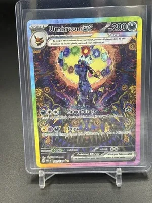 Pokemon: Prismatic Evolutions Umbreon ex (161/131) Special Illustration Rare