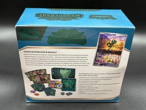 Pokemon Mega Charizard X ex Ultra Premium.Collection Pokémon TCG Scarlet & Violet Twilight Masquerade Elite Trainer Box