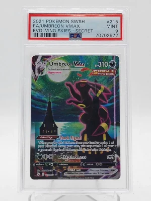 Umbreon VMAX 2021 Evolving Skies Secret Rare Full Art 215/203