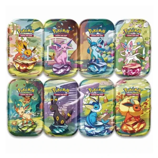 Prismatic Evolutions Mini Tin Display Sealed. Prismatic Evolutions Mini Tin Display Sealed