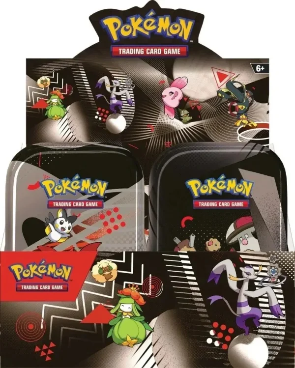 Scarlet & Violet - Unova Mini Tin Display - 8 Tins. Scarlet & Violet - Unova Mini Tin Display - 8 Tins